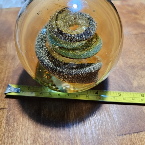 Heavy Hand Blown Mixed Artists Vintage Glass Paperweights Collection of 18pcs. - Picture 5 of 16